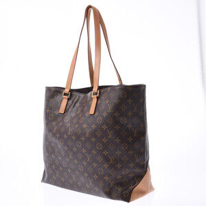 Louis Vuitton Cavallo Brown Monogram Bag Tote Canvas